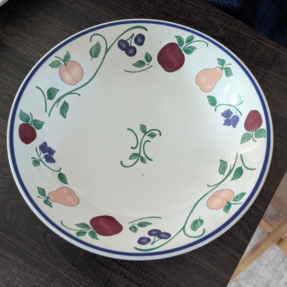 Princess House Orchard Medley Soup Bowl EUC